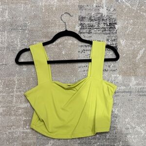 Dynamite Lime Crop Top